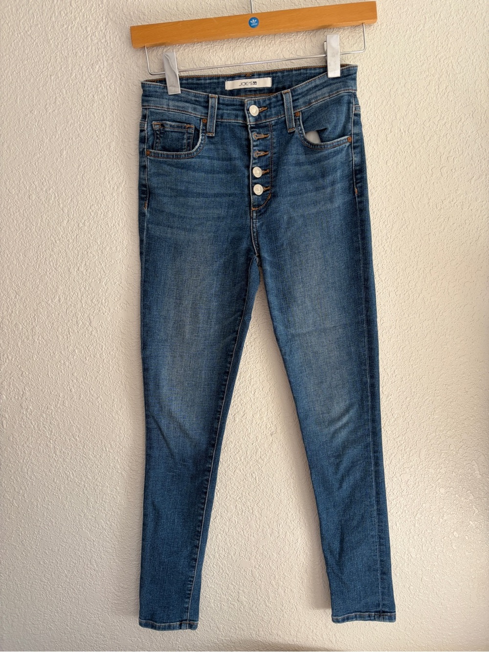 Joe's Jeans sz 25 High-Rise Button-Fly Ankle Skinny